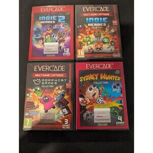 Evercade Modern Indie Pack – Indie Heroes 1 & 2 + Morphcat + Sydney Hunter Mint